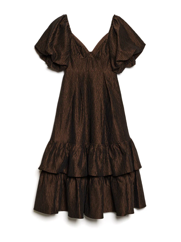 <b>DREAM</b> Antiques Jacquard Midi Dress - Image 7