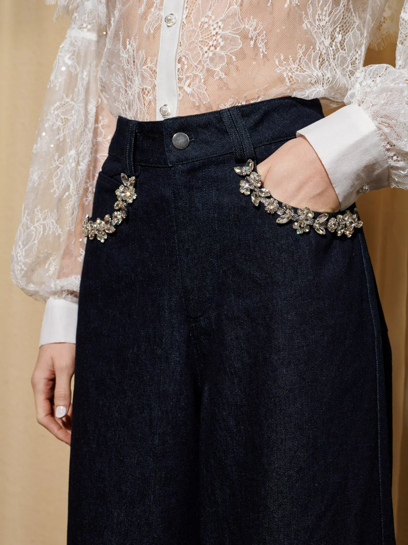 <b>DREAM</b> Brightside Denim Embellished Jeans - Image 5