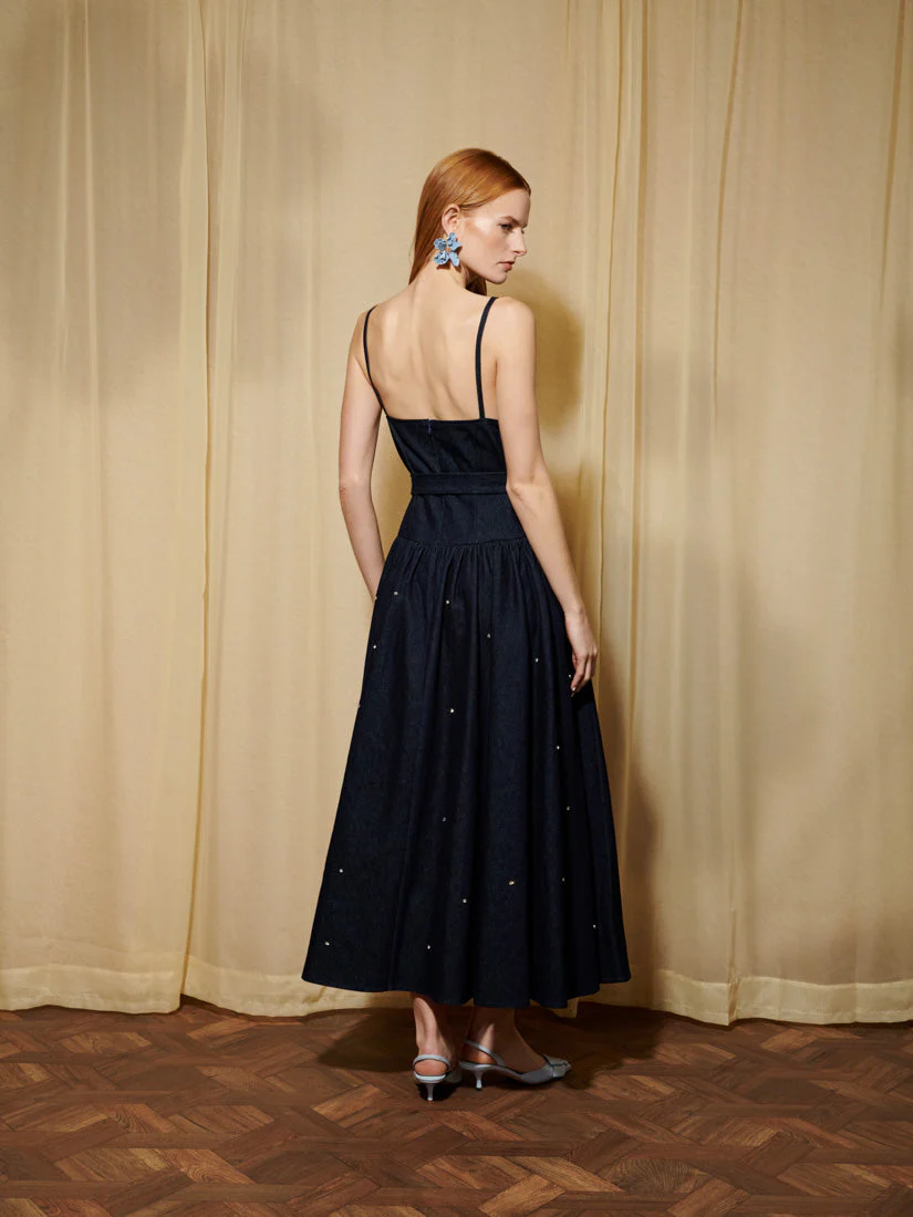 <b>DREAM</b> Brightside Denim Midi Dress - Image 3