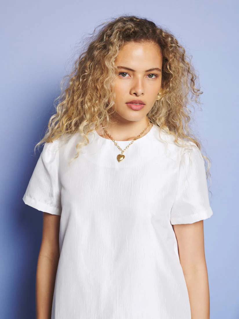 Crystal Clear Taffeta Mini Dress - Image 5