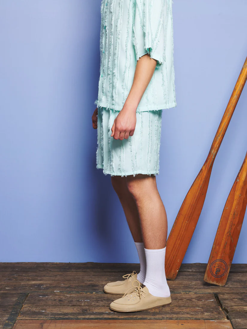 Davy Frayed Bermuda Shorts - Image 5