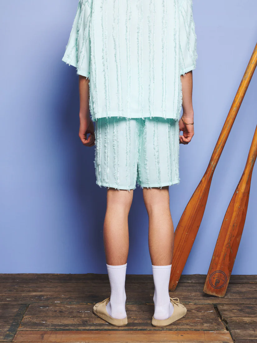 Davy Frayed Bermuda Shorts - Image 6