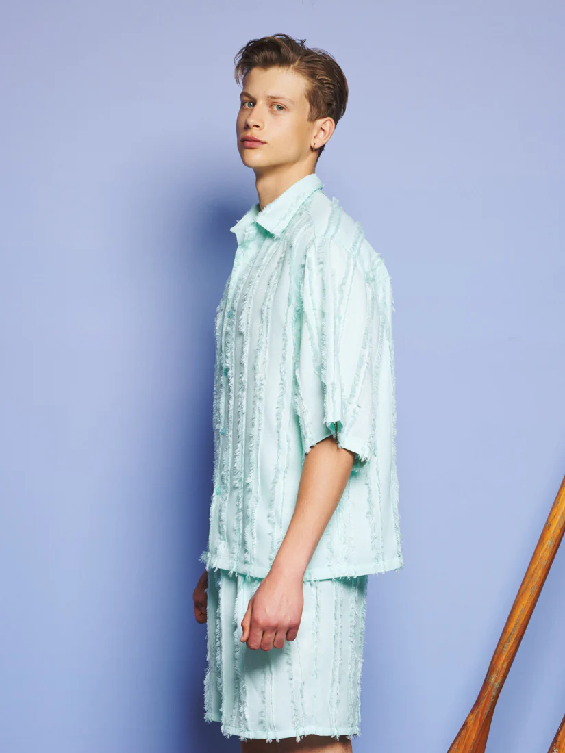 Davy Frayed Boxy Shirt - Image 5