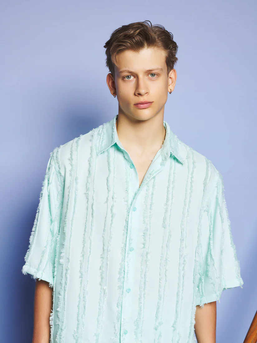 Davy Frayed Boxy Shirt - Image 7