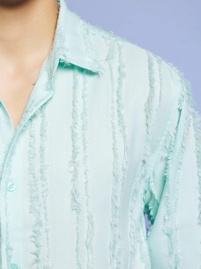 Davy Frayed Boxy Shirt - Image 8