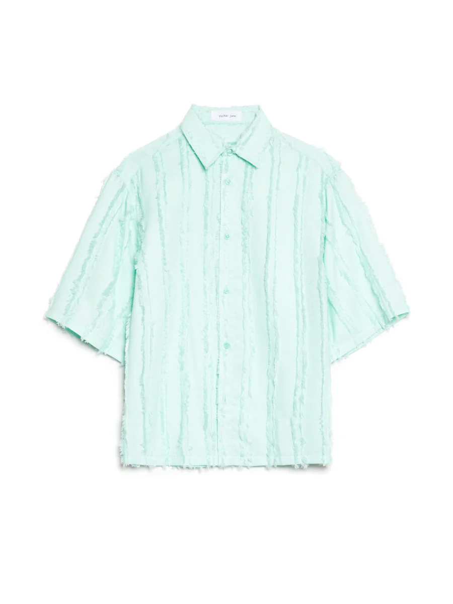 Davy Frayed Boxy Shirt - Image 9
