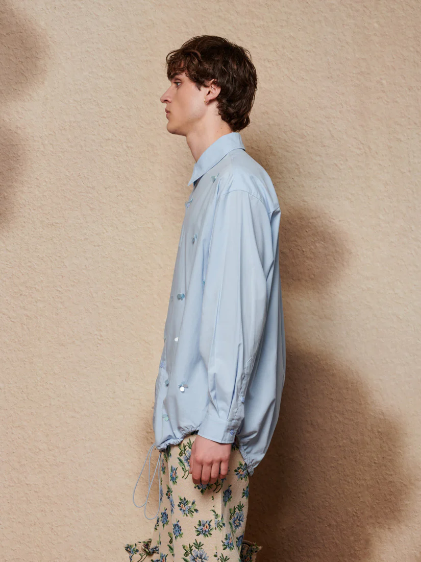 Ellis Embellished Drawstring Shirt - Image 5