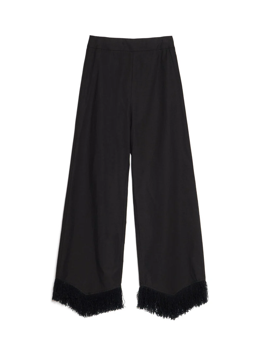 <b> Ghospell </b> Georgie Fringe Trousers - Image 7