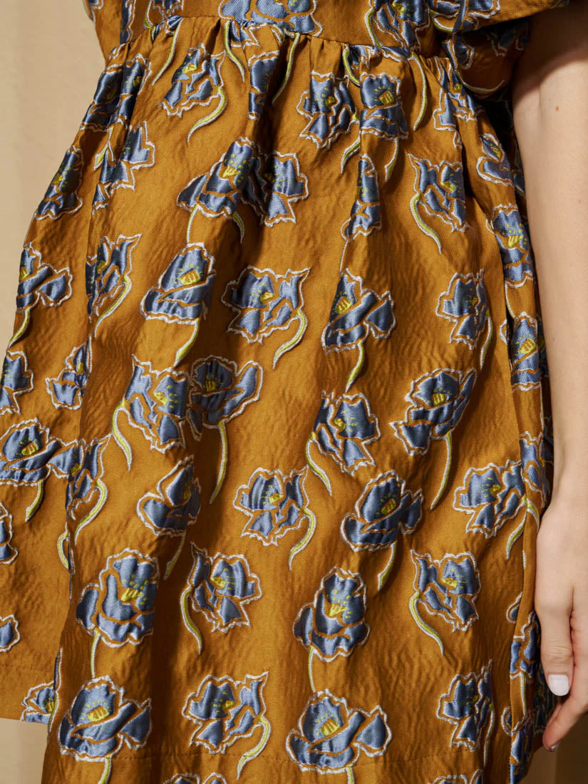 <b>DREAM</b> Honey Jacquard Mini Dress - Image 6