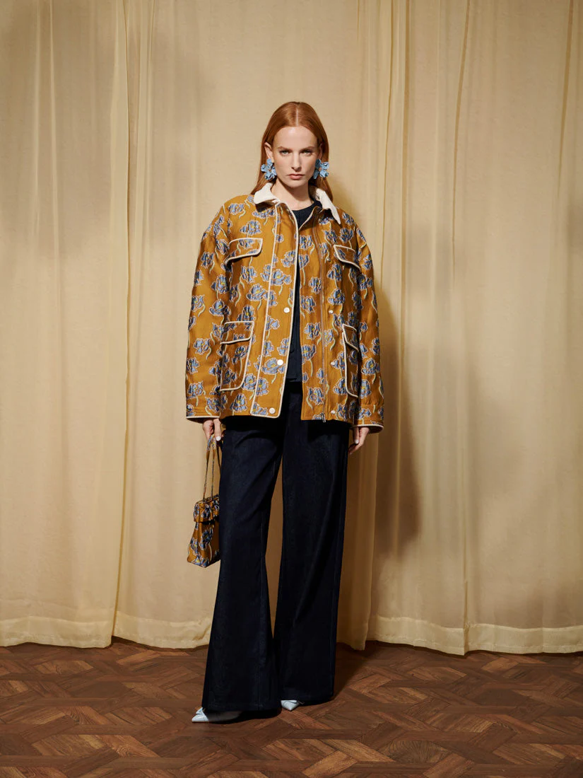 <b>DREAM</b> Honey Jacquard Padded Jacket - Image 4