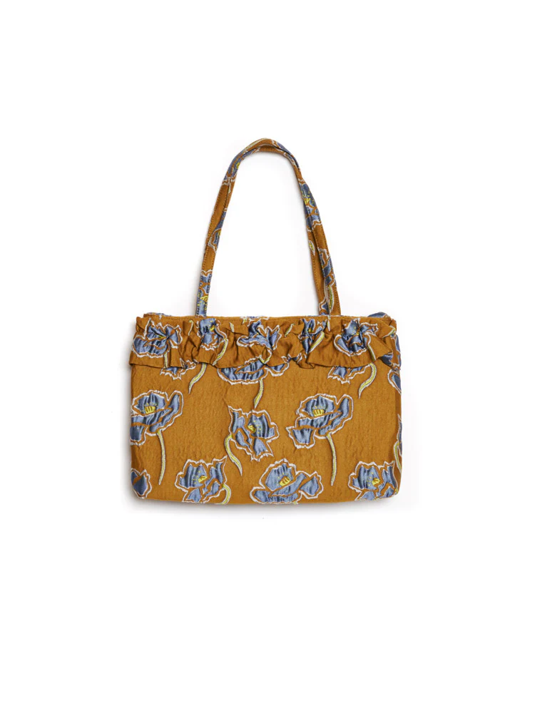 <b>DREAM</b> Honey Jacquard Ruffle Bag - Image 3