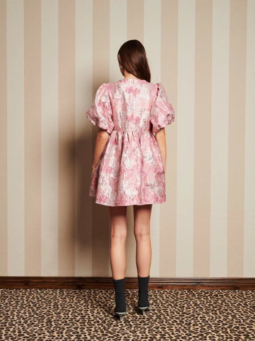 <b>DREAM</b> Jam Jar Jacquard Mini Dress - Image 3