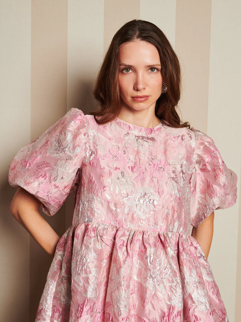 <b>DREAM</b> Jam Jar Jacquard Mini Dress - Image 5