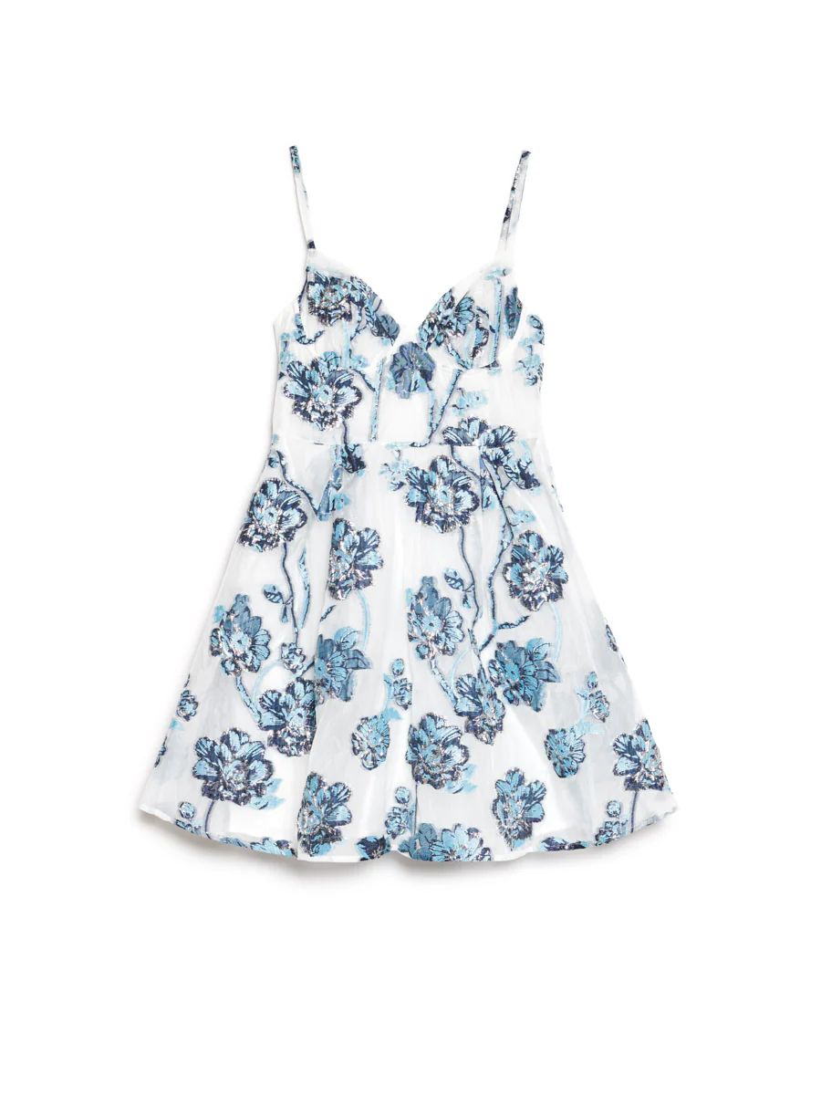 <b>DREAM</b> Laken Floral Jacquard Mini Dress - Image 7