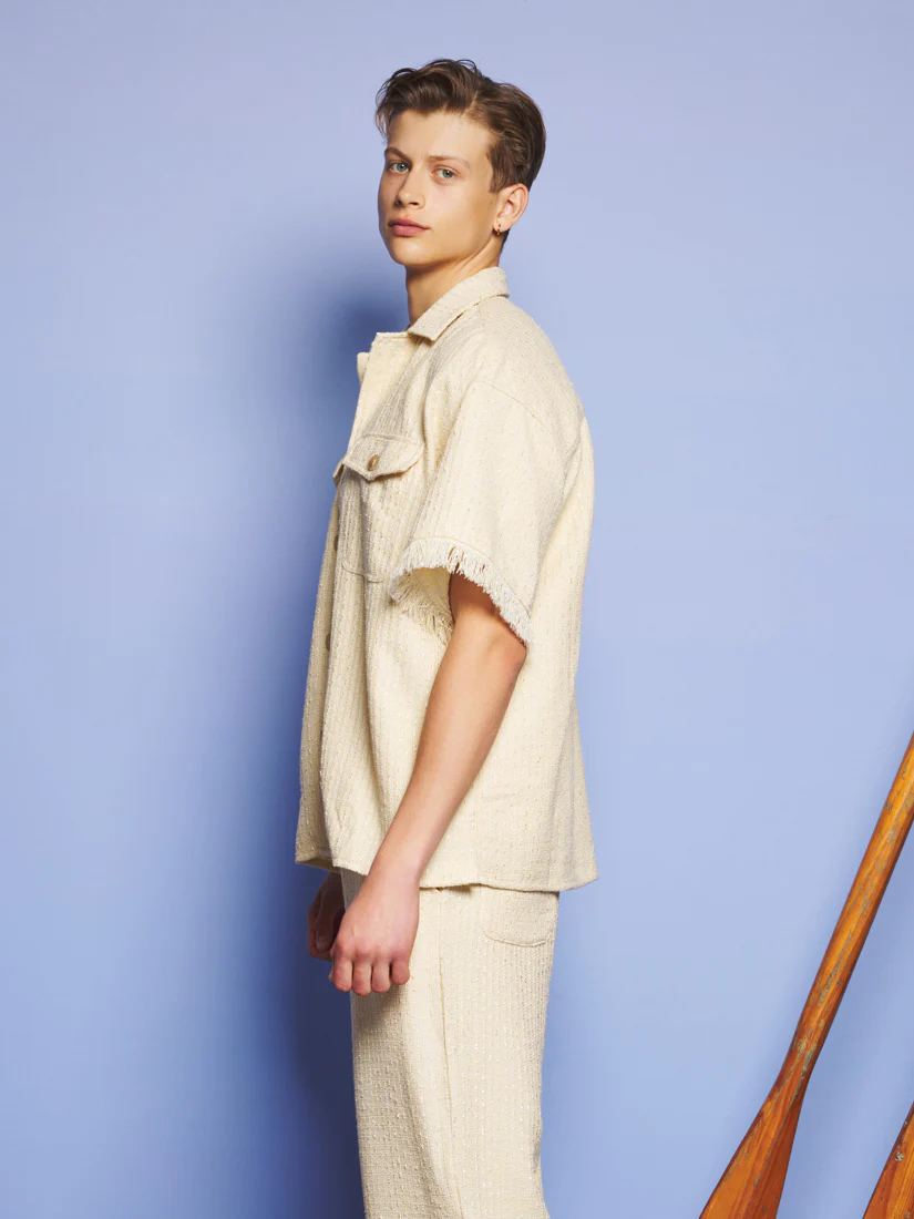 Mountain Tweed Revere Collar Shirt - Image 5