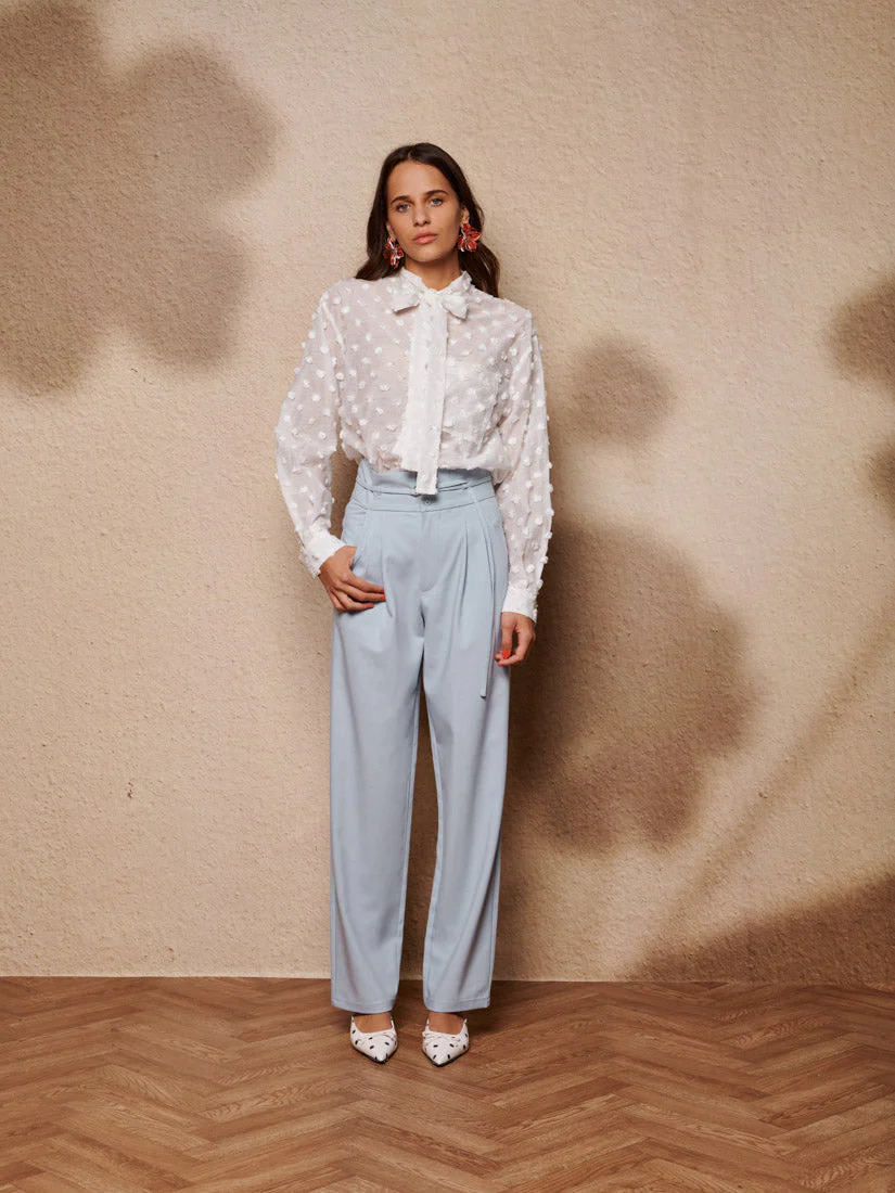 Orin Spot Bow Shirt - Image 4