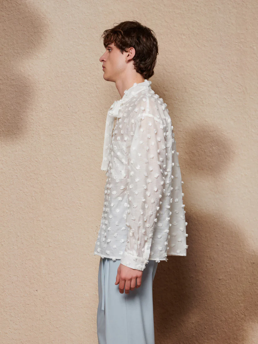 Orin Spot Bow Shirt - Image 5