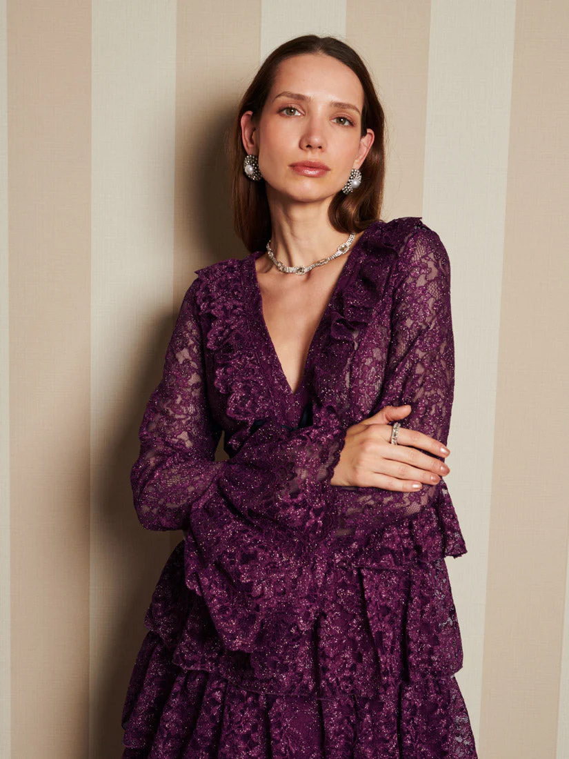 <b>DREAM</b> Quill Lace Maxi Dress - Image 5