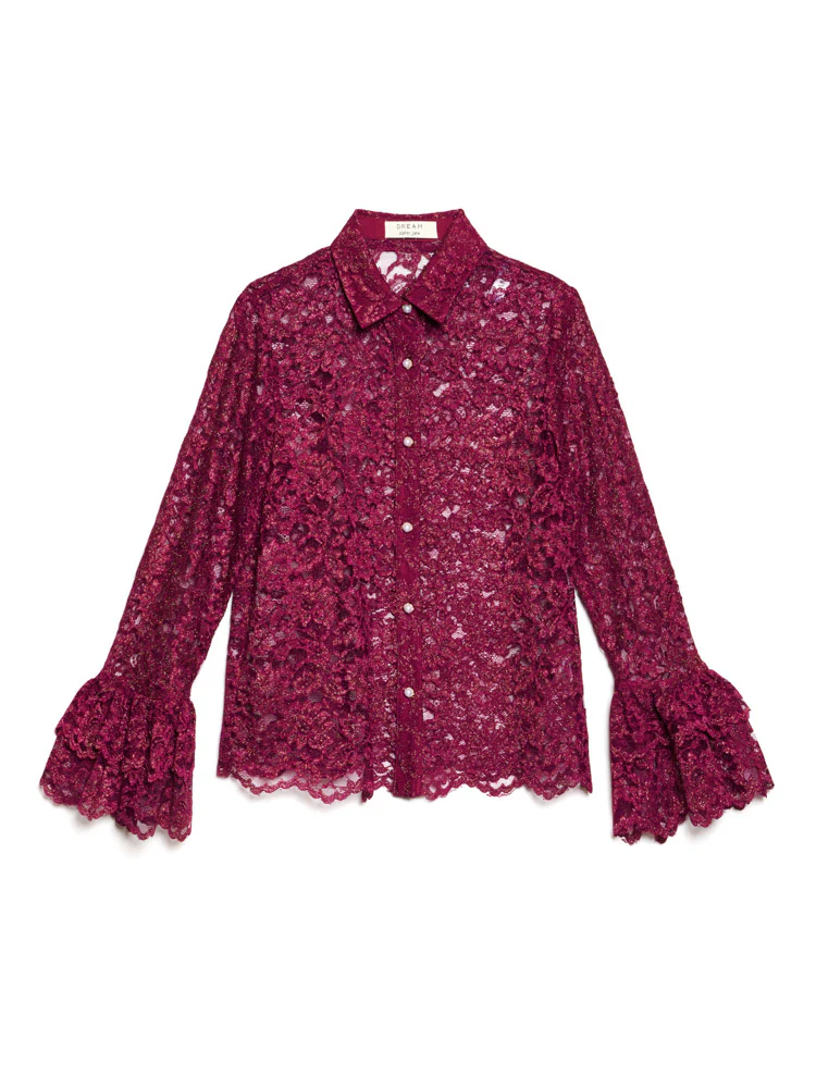 <b>DREAM</b> Quill Lace Ruffle Blouse - Image 7