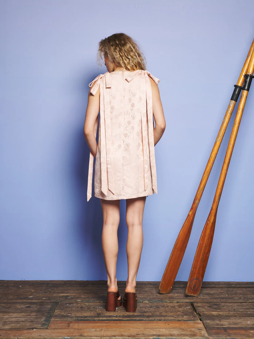 Serene Bow Mini Dress - Image 3