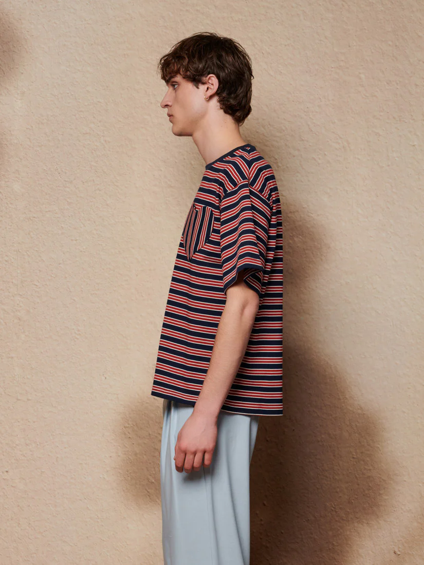 Soleil Stripe Boxy T-shirt - Image 5