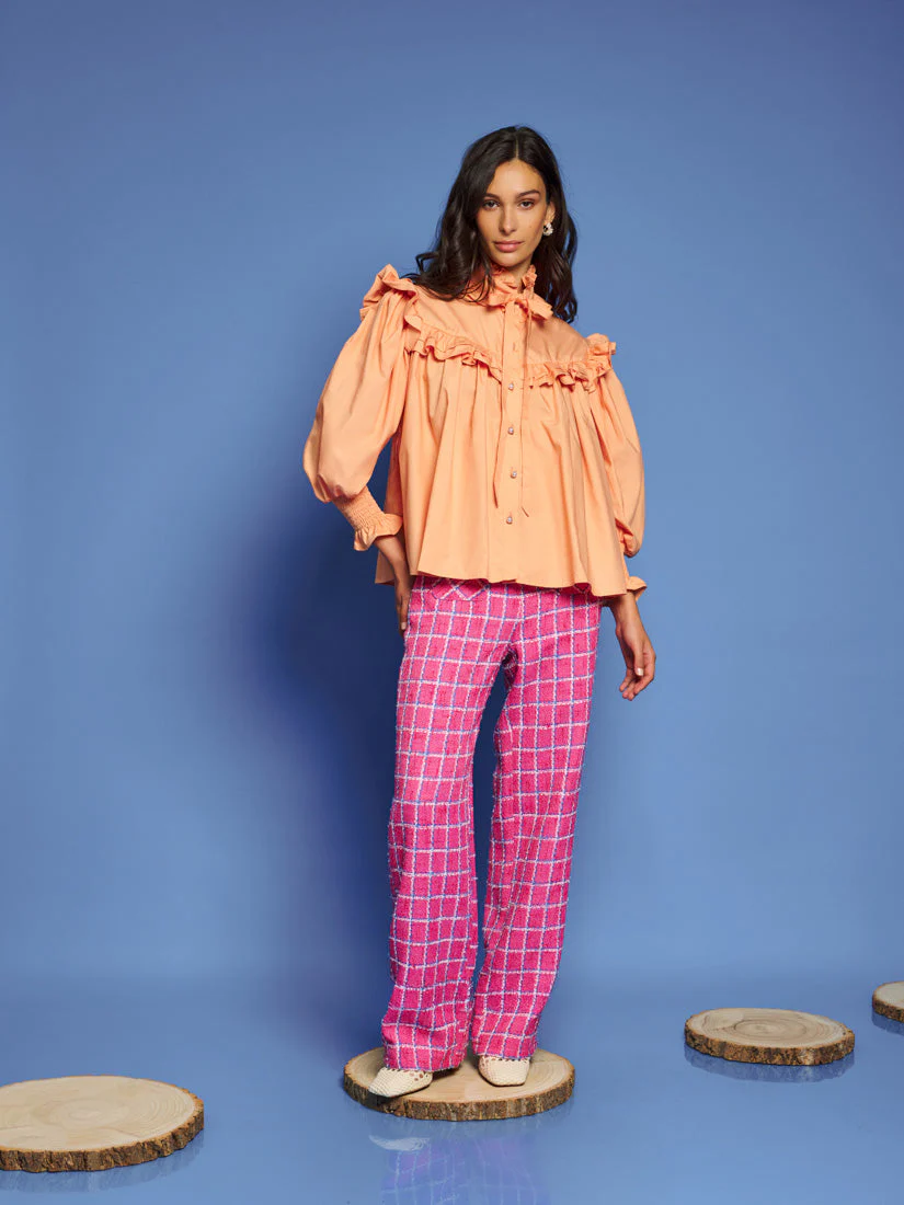 <b>DREAM</b> Sunset Ruffle Blouse - Image 4