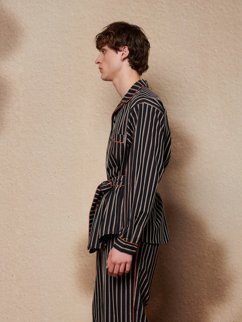 Wisp Stripe Pyjama Shirt - Image 5