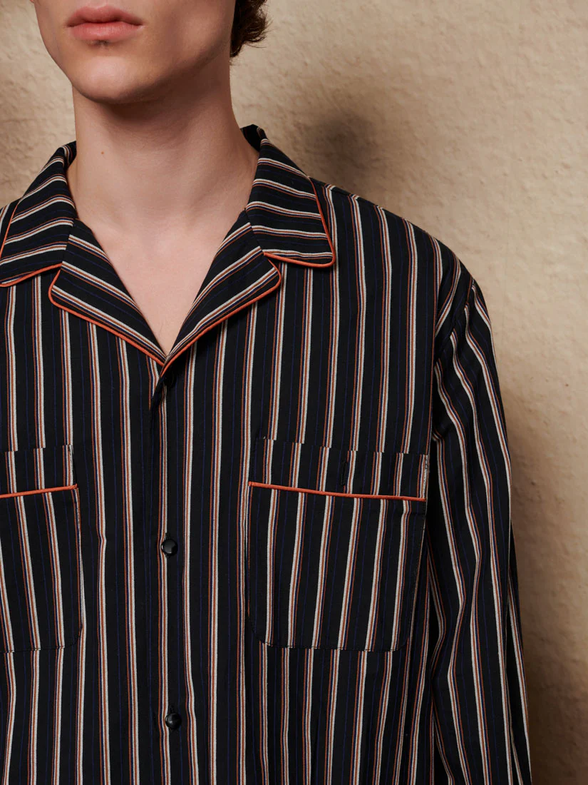 Wisp Stripe Pyjama Shirt - Image 8